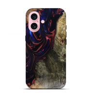 iPhone 17 Wood Live Edge Phone Case - Cruz (Red, 816150)