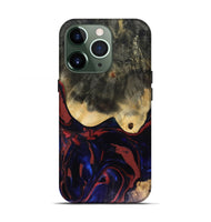 iPhone 13 Pro Wood Live Edge Phone Case - Dillon (Red, 816151)