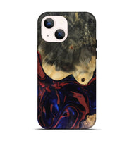 iPhone 14 Wood Live Edge Phone Case - Dillon (Red, 816151)