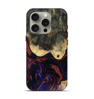 iPhone 16 Pro Wood Live Edge Phone Case - Dillon (Red, 816151)