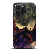 iPhone 16 Pro Max Wood Live Edge Phone Case - Dillon (Red, 816151)