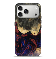 iPhone 17 Pro Max Wood Live Edge Phone Case - Dillon (Red, 816151)