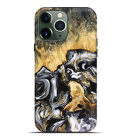 iPhone 13 Pro Max Wood Live Edge Phone Case - Bjorn (Black & White, 816152)