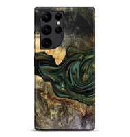 Galaxy S22 Ultra Wood Live Edge Phone Case - Nixon (Green, 816155)