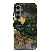Galaxy S24 Plus Wood Live Edge Phone Case - Nixon (Green, 816155)