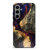 Galaxy S24 Plus Wood Live Edge Phone Case - Tristen (Red, 816159)