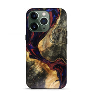 iPhone 13 Pro Wood Live Edge Phone Case - Tristen (Red, 816159)
