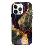iPhone 15 Pro Max Wood Live Edge Phone Case - Tristen (Red, 816159)