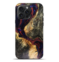 iPhone 16 Pro Max Wood Live Edge Phone Case - Tristen (Red, 816159)