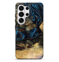 Galaxy S26 Ultra Wood Live Edge Phone Case - Durward (Teal & Gold, 816166)