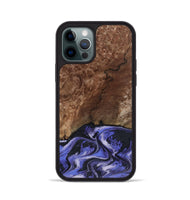 iPhone 12 Pro Wood Phone Case - Archer (Purple, 816504)