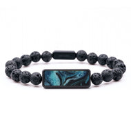 Lava Bead ResinArt Bracelet - Rihanna (Blue, 816796)