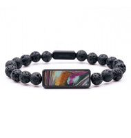 Lava Bead ResinArt Bracelet - Ira (Green, 816842)
