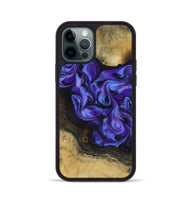 iPhone 12 Pro Wood Phone Case - Alvah (Purple, 817216)
