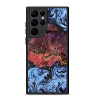 Galaxy S22 Ultra Wood Phone Case - Chrissy (Blue, 817516)