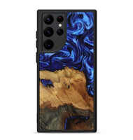 Galaxy S22 Ultra Wood Phone Case - Morris (Blue, 817540)