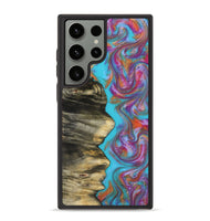 Galaxy S23 Ultra Wood Phone Case - Louella (Blue, 817542)