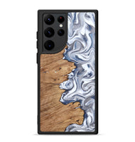 Galaxy S22 Ultra Wood Phone Case - Donny (Blue, 817694)