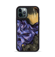 iPhone 12 Pro Wood Phone Case - Otho (Purple, 817706)