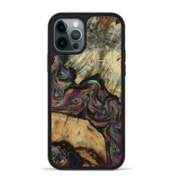 iPhone 12 Pro Max Wood Phone Case - Wynter (Green, 817715)