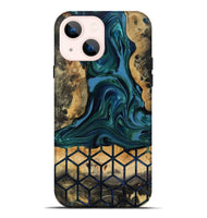 iPhone 14 Plus Wood Live Edge Phone Case - Nona (Pattern, 818040)