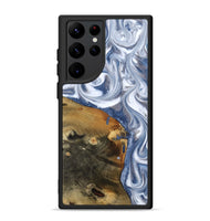 Galaxy S22 Ultra Wood Phone Case - Dario (Blue, 818047)