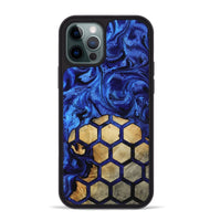 iPhone 12 Pro Max Wood Phone Case - Giada (Pattern, 818080)