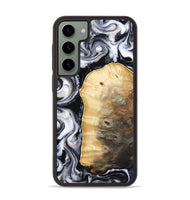 Galaxy S23 Plus Wood Phone Case - Kylan (Black & White, 818201)