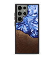Galaxy S23 Ultra Wood Phone Case - Donna (Blue, 818406)