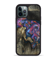 iPhone 12 Pro Max Wood Phone Case - Shannon (Blue, 818537)