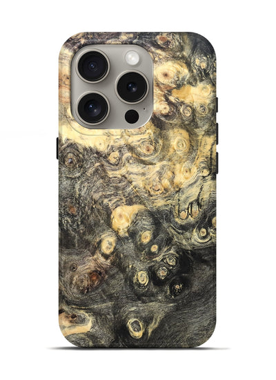 iPhone 16 Pro Wood Live Edge Phone Case - Tyesha (Wood Burl, 819329)