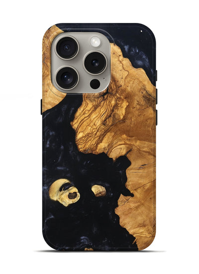 iPhone 16 Pro Wood Live Edge Phone Case - Corbett (Wood Burl, 819341)