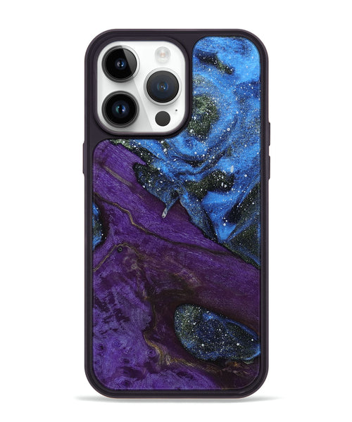 iPhone 15 Pro Max Wood+Resin Phone Case - Elisabeth (Cosmos, 658232)