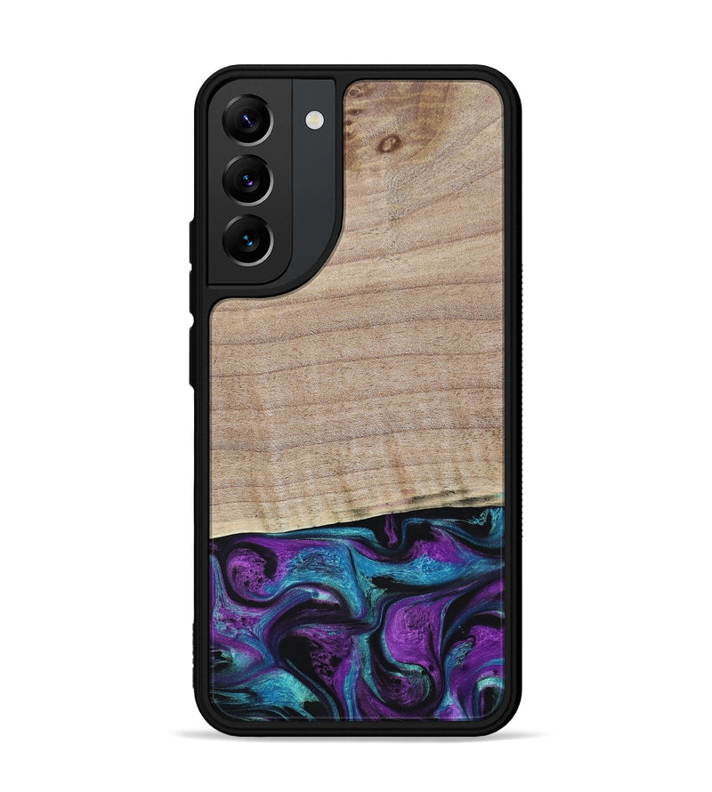 Galaxy S22 Plus Wood+Resin Phone Case - Lauryn (Purple, 664135)