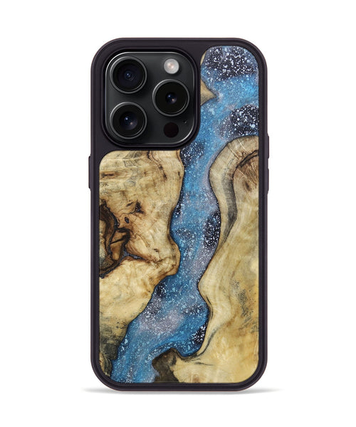 iPhone 15 Pro Wood+Resin Phone Case - Lewis (Cosmos, 666007)