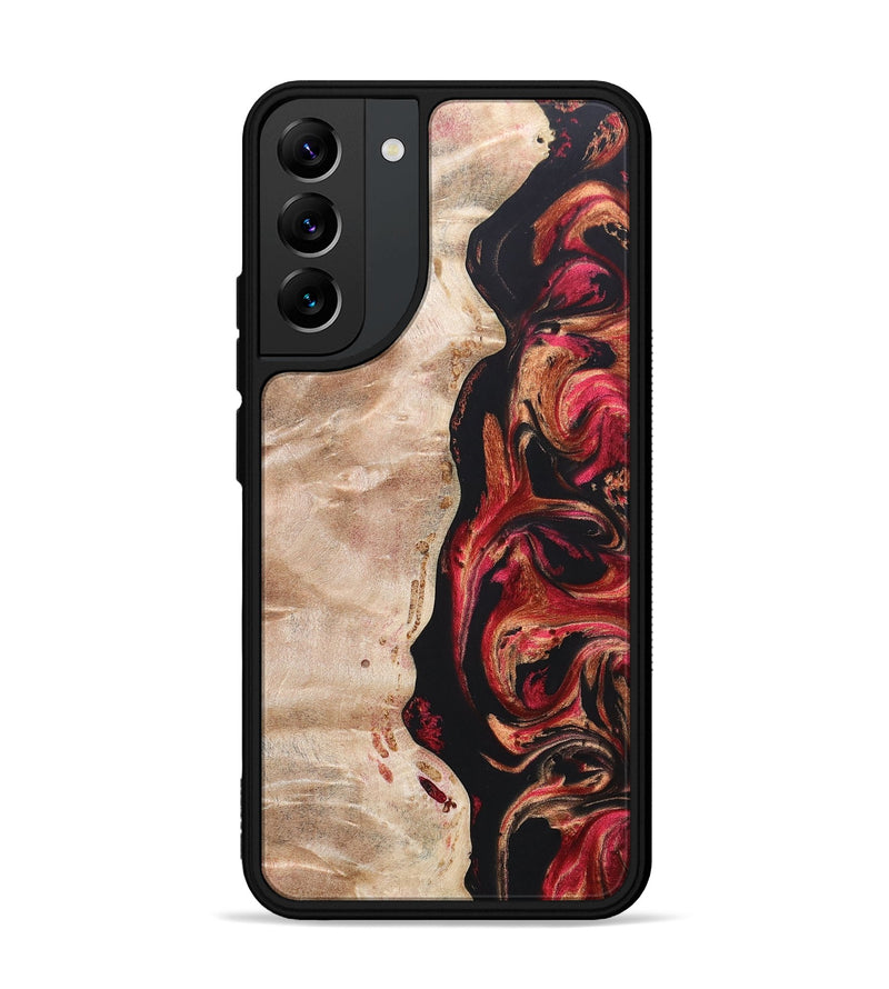 Galaxy S22 Plus Wood+Resin Phone Case - Oscar (Red, 666353)