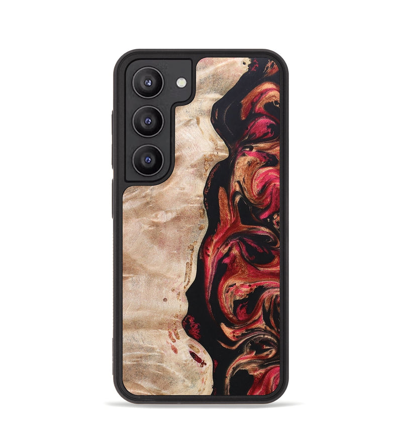 Galaxy S23 Wood+Resin Phone Case - Oscar (Red, 666353)