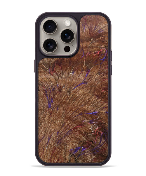 iPhone 15 Pro Max Wood+Resin Phone Case - Pauline (Harvest, 667976)