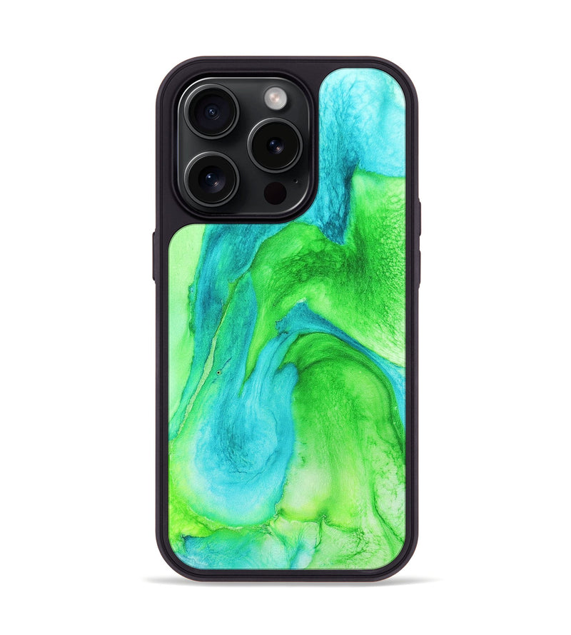 iPhone 15 Pro ResinArt Phone Case - Christi (Watercolor, 670506)