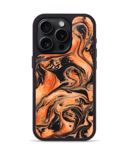 iPhone 15 Pro Wood+Resin Phone Case - Lucile (Lava, 673521)