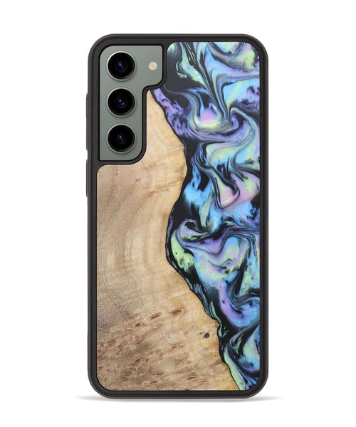 Galaxy S23 Plus Wood+Resin Phone Case - Bria (Aurora, 673649)