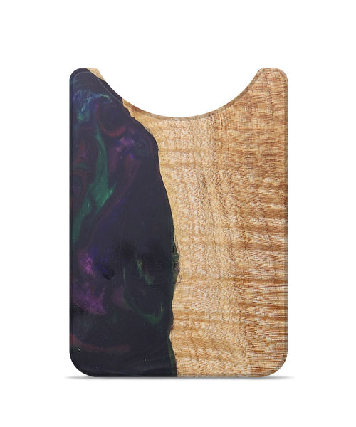 Live Edge Wood+Resin Wallet - Luna (Purple, 674787)