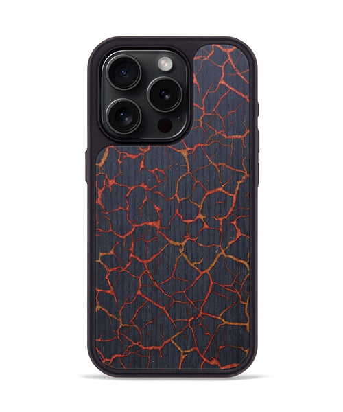 iPhone 15 Pro Wood+Resin Phone Case - Guy (Lava, 675457)