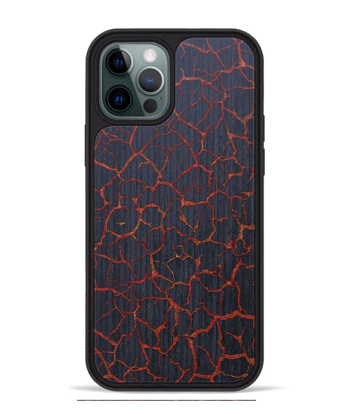 iPhone 12 Pro Max Wood+Resin Phone Case - Brendon (Lava, 675459)