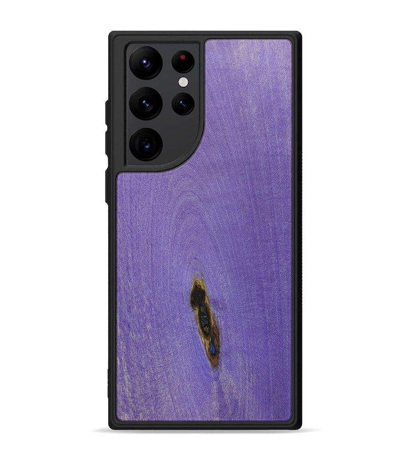 Galaxy S22 Ultra Wood+Resin Phone Case - Donnie (Wood Burl, 675818)