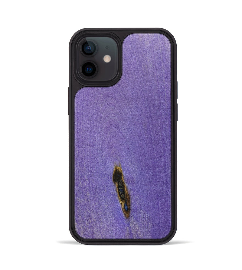 iPhone 12 Wood+Resin Phone Case - Donnie (Wood Burl, 675818)