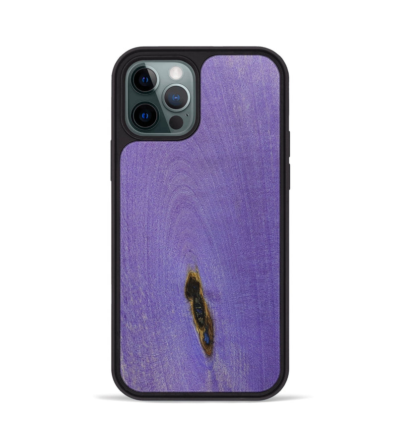 iPhone 12 Pro Wood+Resin Phone Case - Donnie (Wood Burl, 675818)