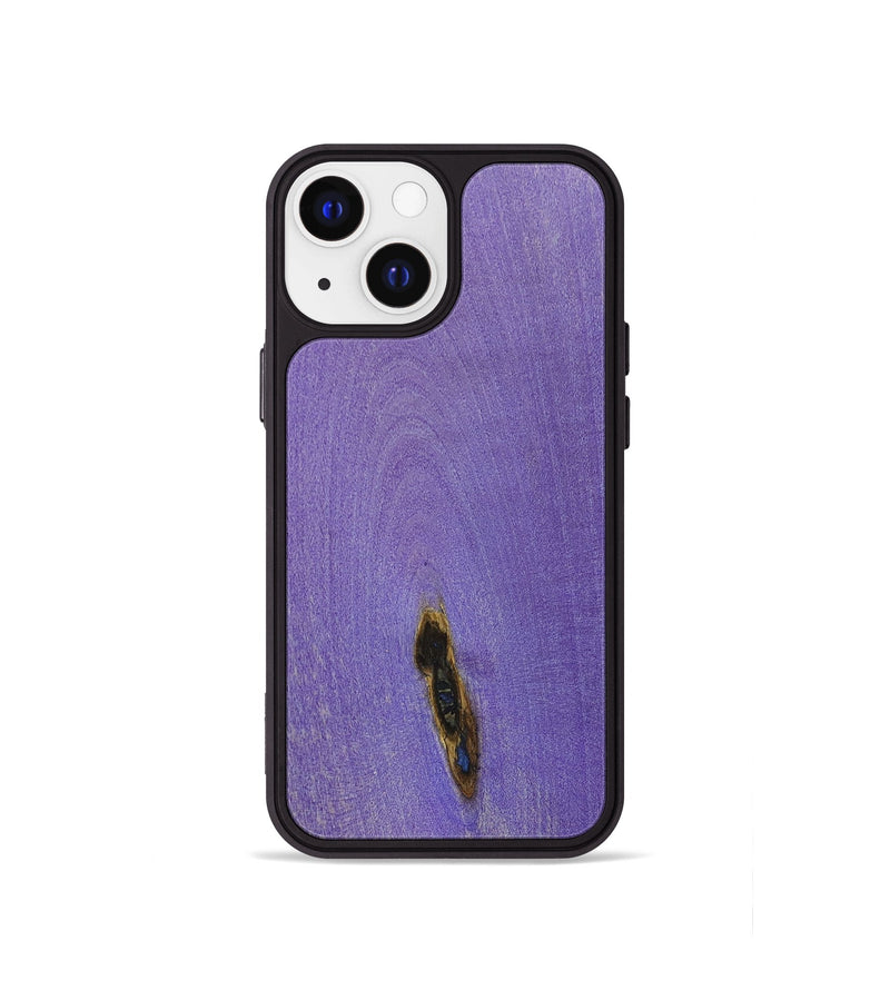 iPhone 13 mini Wood+Resin Phone Case - Donnie (Wood Burl, 675818)