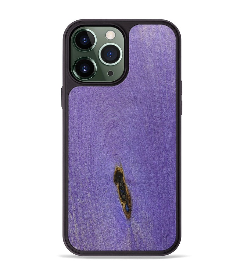 iPhone 13 Pro Max Wood+Resin Phone Case - Donnie (Wood Burl, 675818)