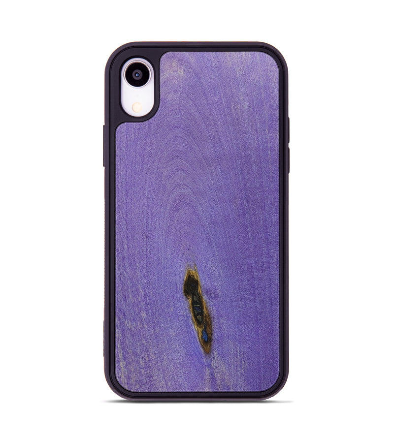 iPhone Xr Wood+Resin Phone Case - Donnie (Wood Burl, 675818)
